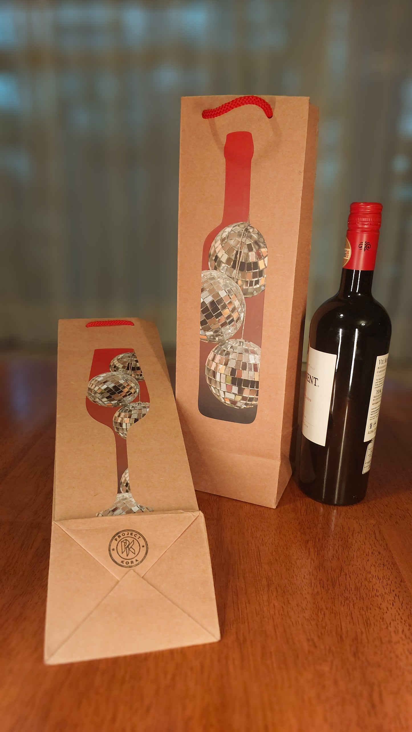 Wine Bag - Disco Ball