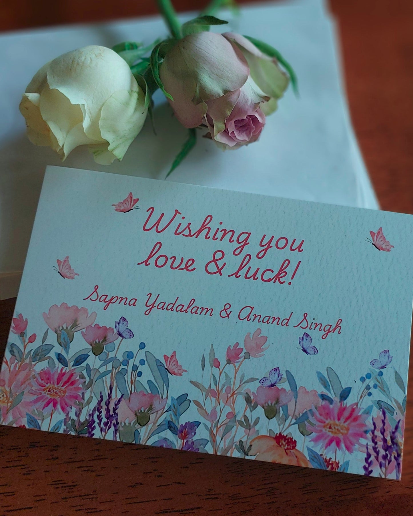 Watercolor Butterfly (Pack of 20 cards+envelopes)