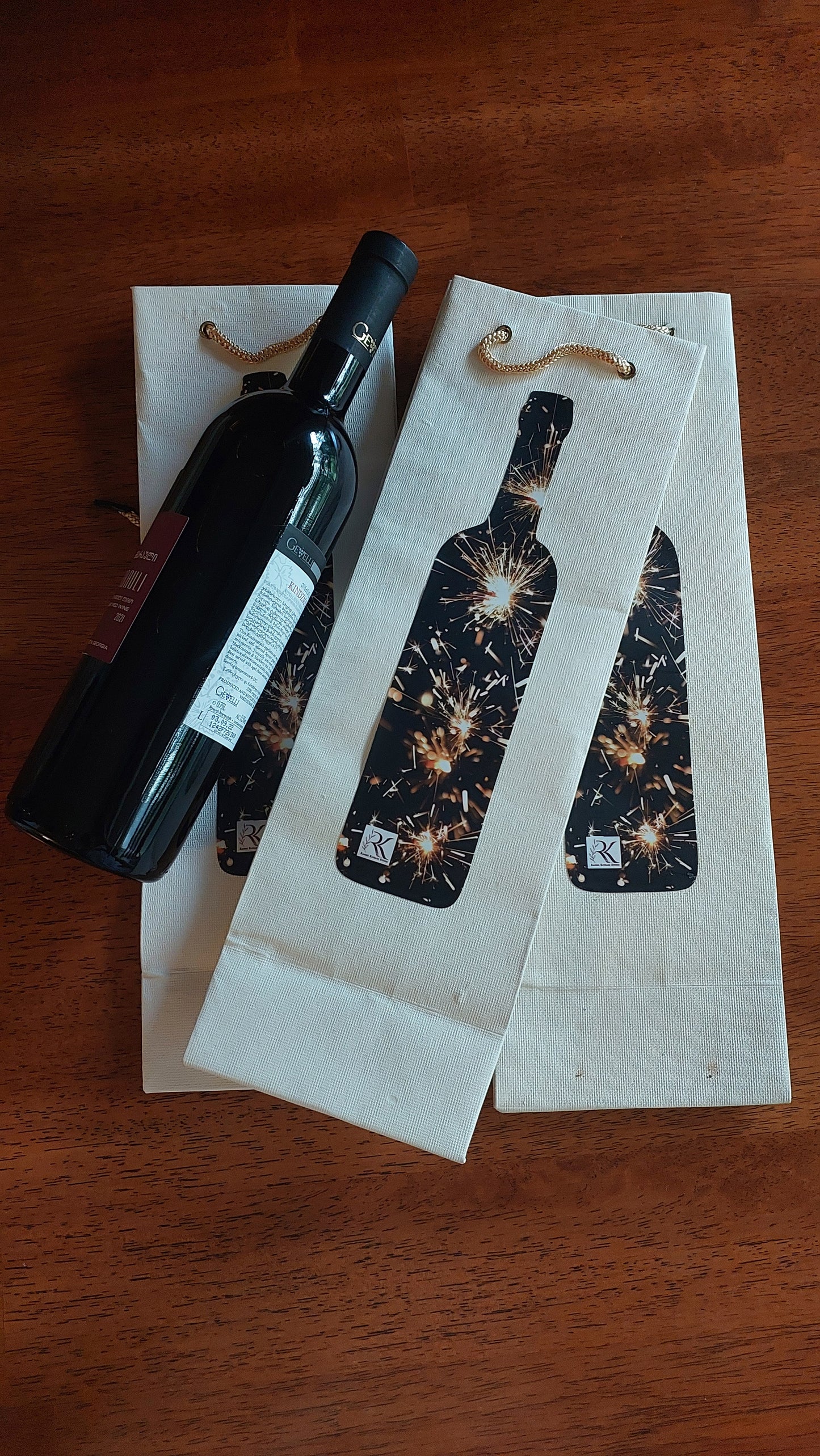 Wine Bag - Fireworks