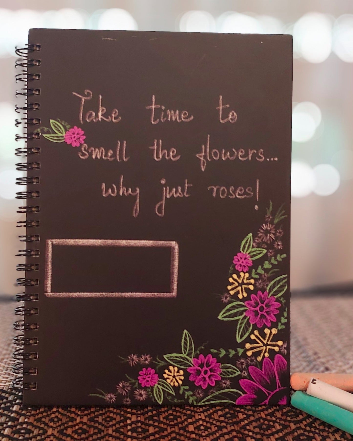 Chalkboard - Smell Roses