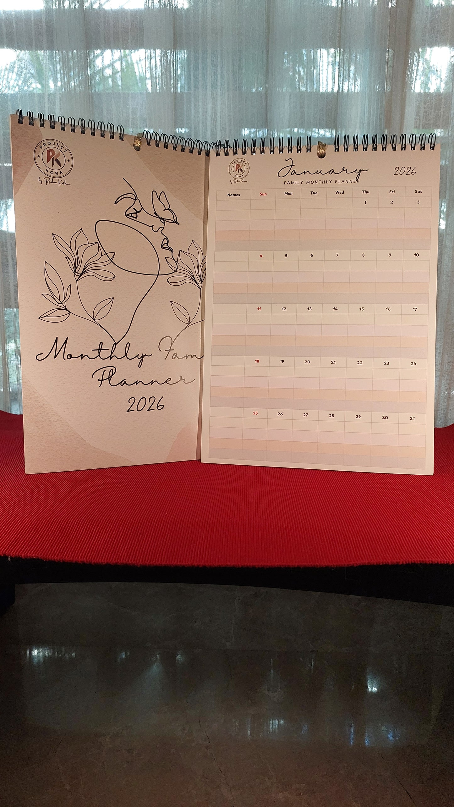 2026 Monthly Planner for Family