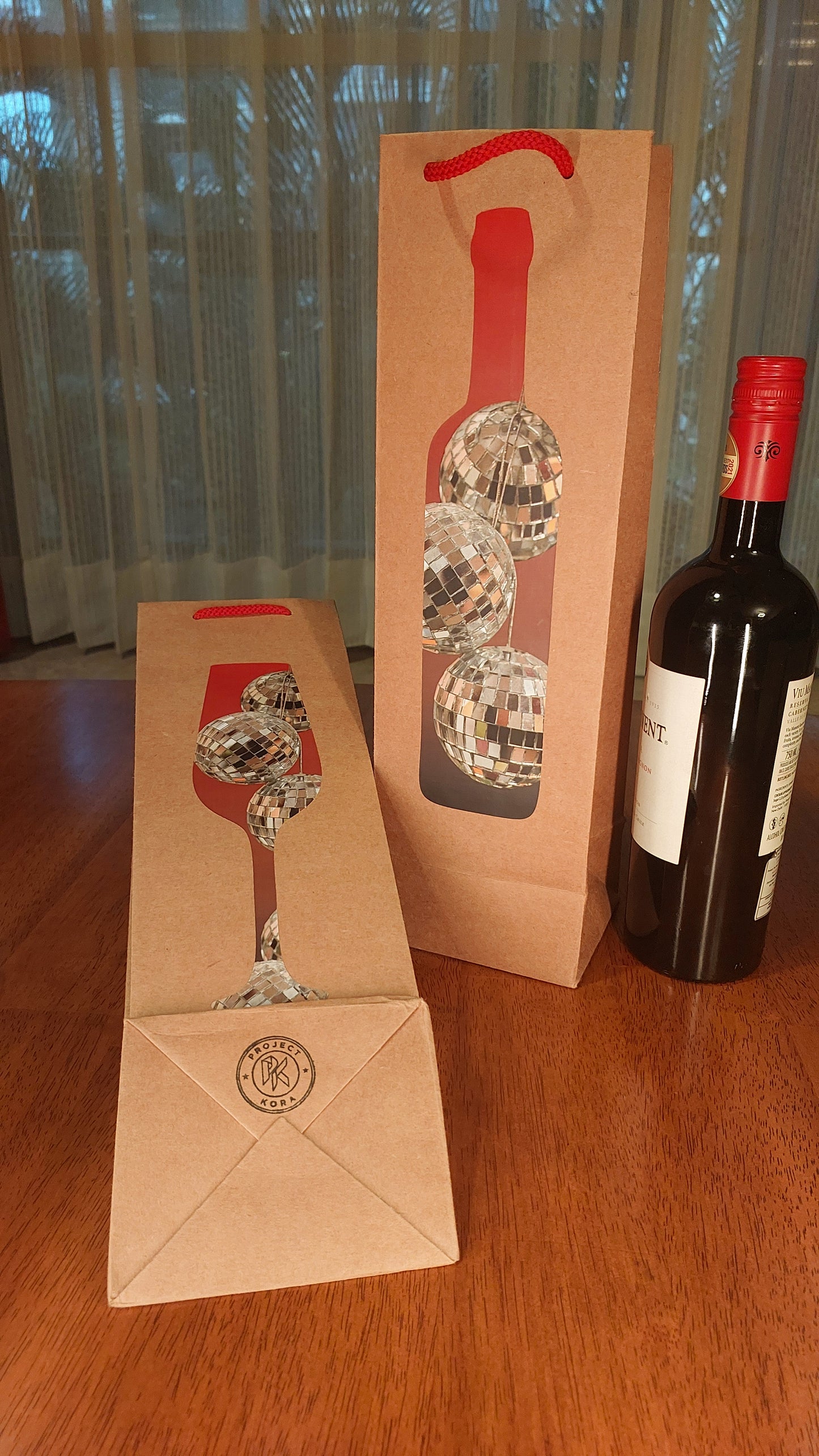 Wine Bag - Disco Ball