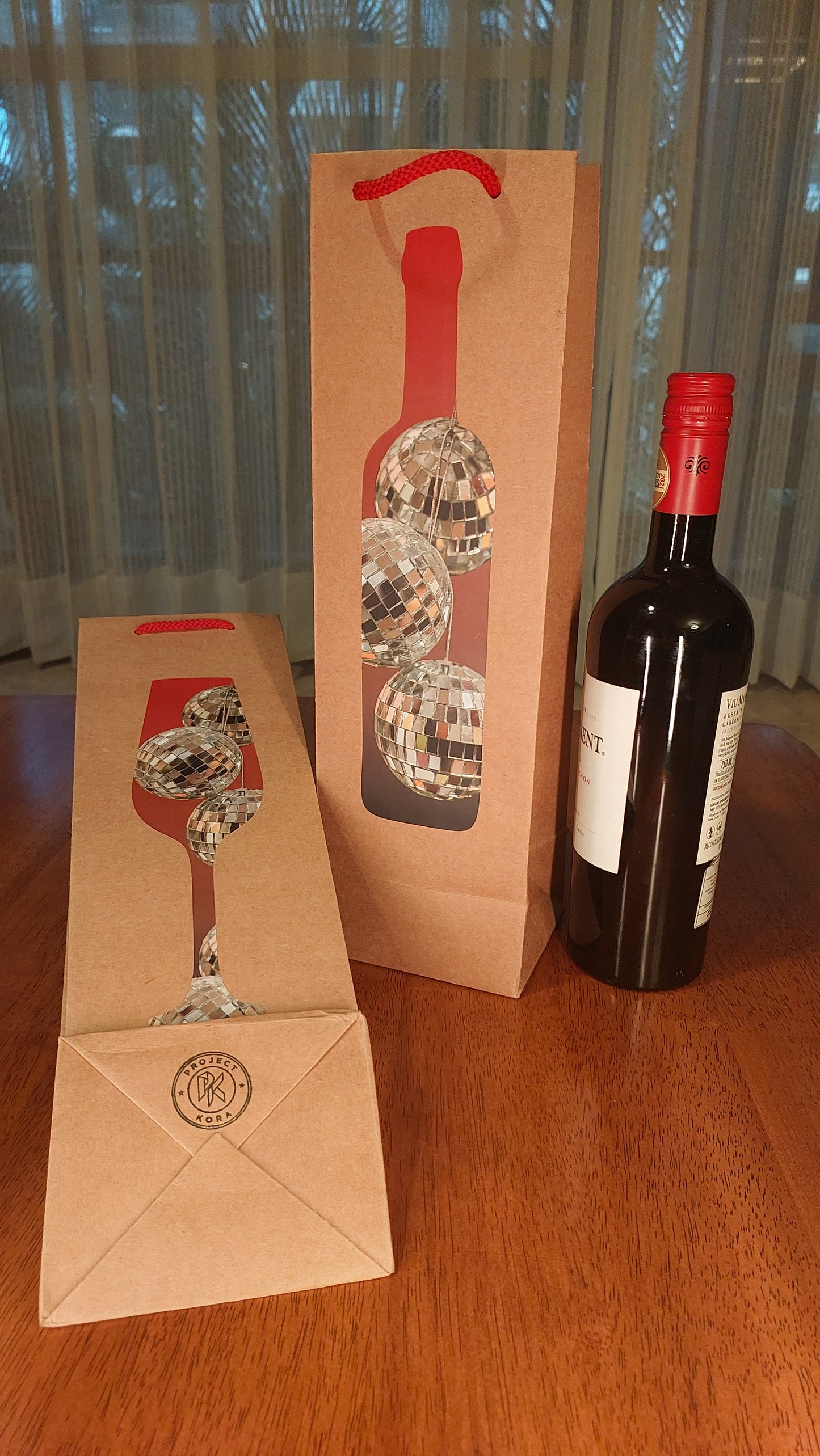 Wine Bag - Disco Ball