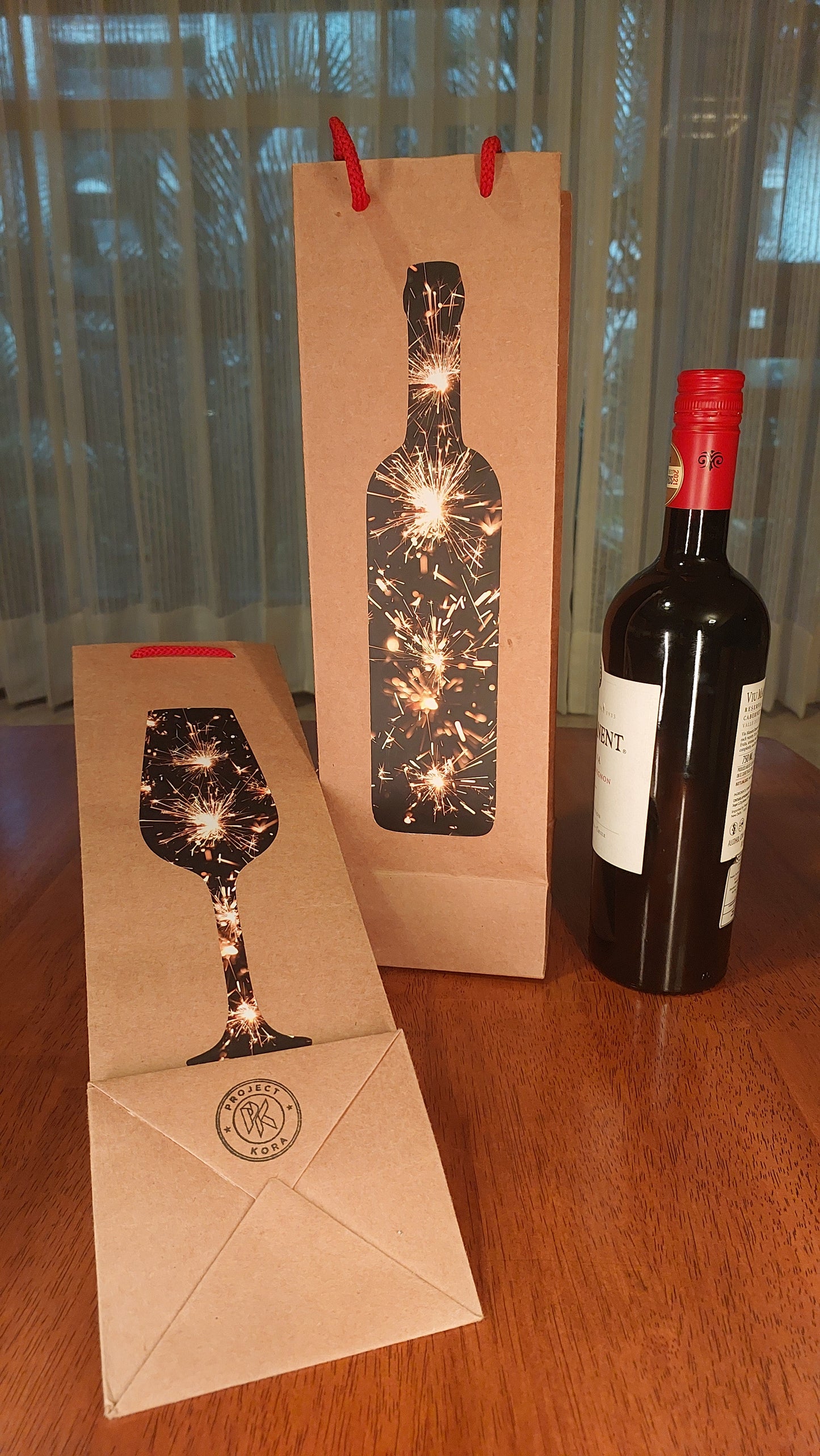 Wine Bag - Fireworks