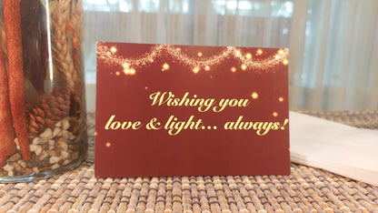Fairy Lights (Pack of 20 cards+envelopes)